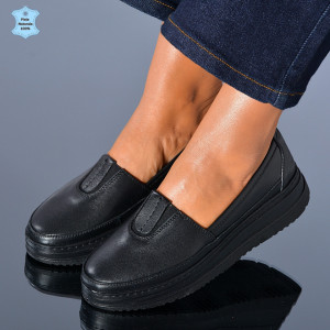 Pantofi Dama Piele Naturala Maira 2 Negri - Need 4 Shoes