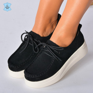 Pantofi Dama Piele Naturala Marllen Negri - Need 4 Shoes