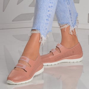 Pantofi Dama Piele Naturala Rimini Roz - Need 4 Shoes