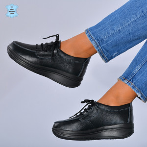 Pantofi Dama Piele Naturala Santa Negri- Need 4 Shoes