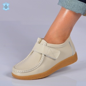 Pantofi Dama Piele Naturala Zora 5 Bej- Need 4 Shoes