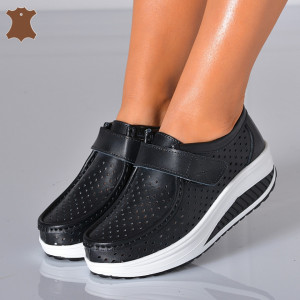 Pantofi Dama Piele Naturala Zena Negri- Need 4 Shoes 