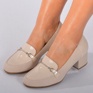 Pantofi Cu Toc Dama Brandy 2 Bej