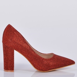 Pantofi Cu Toc Dama Catinca Bordo