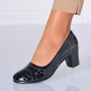 Pantofi Cu Toc Dama Domnica 3 Negri- Need 4 Shoes