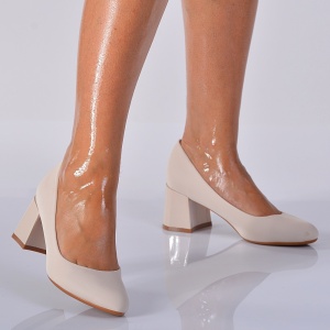 Pantofi Cu Toc Dama Gioselina Bej- Need 4 Shoes