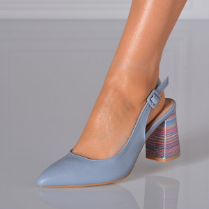 Pantofi Cu Toc Dama Lorin Albastri- Need 4 Shoes
