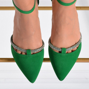 Pantofi Cu Toc Dama Rona Verzi- Need 4 Shoes