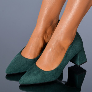 Pantofi Cu Toc Dama Sandruela Verzi- Need 4 Shoes