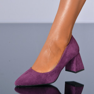 Pantofi Cu Toc Dama Sandruela Mov- Need 4 Shoes