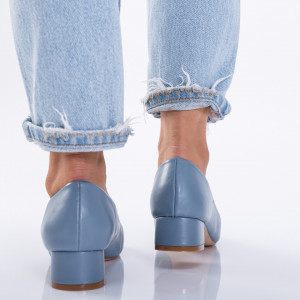 Pantofi Cu Toc Dama Savin Albastri- Need 4 Shoes