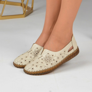 Pantofi Casual Dama Eva 4 Beige - Need 4 Shoes