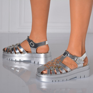 Sandale Dama Zaira Argintii- Need 4 Shoes