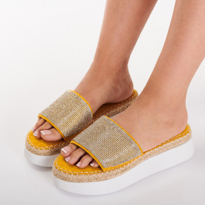 Papuci Dama Ianis Galbeni- Need 4 Shoes