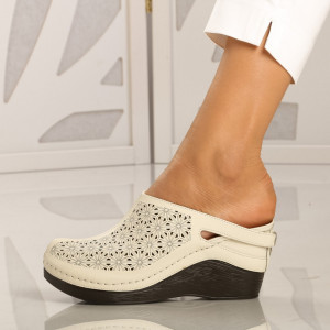 Papuci Dama Lavinia 2 Beige - Need 4 Shoes