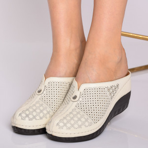 Papuci Dama Orly Bej - Need 4 Shoes