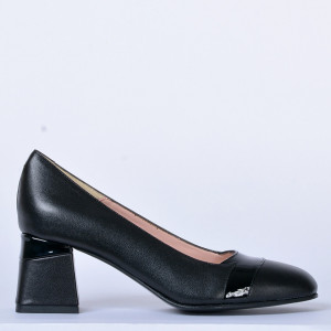 Pantofi Cu Toc Piele Naturala Davina Negri- Need 4 Shoes