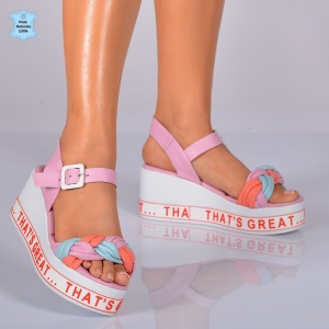 Sandale Piele Naturala Bony Roz- Need 4 Shoes