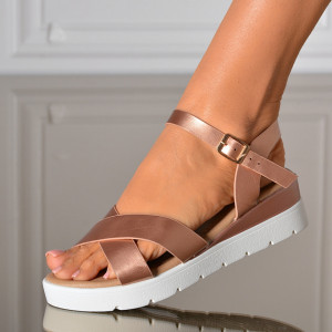 Sandale Cu Platforma Daphne Roze- Need 4 Shoes