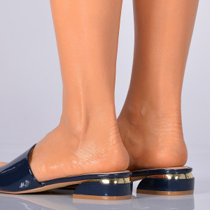 Papuci Cu Toc Paloma Navy- Need 4 Shoes