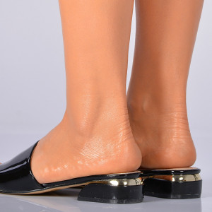 Papuci Cu Toc Paloma Negri - Need 4 Shoes