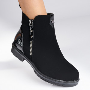 Ghete Dama Casual Ileana Negre-Need 4 Shoes