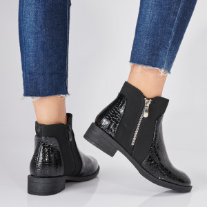 Ghete Dama Casual Zuria Negre-Need 4 Shoes