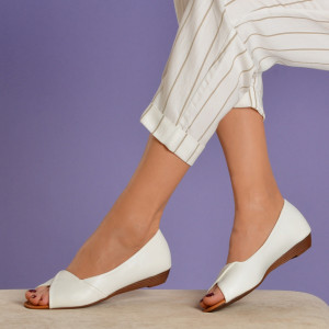 Pantofi Casual Dama Piper Albi - Need 4 Shoes