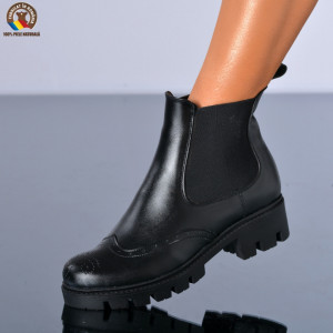 Ghete dama Piele Naturala Astra 2 Negre - Need 4 Shoes