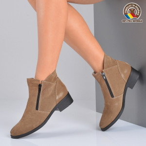 Ghete Dama Piele Naturala Bety 2 Bej- Need 4 Shoes