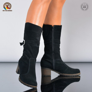 Cizme Dama Piele Naturala Issac 3 Negre - Need 4 Shoes