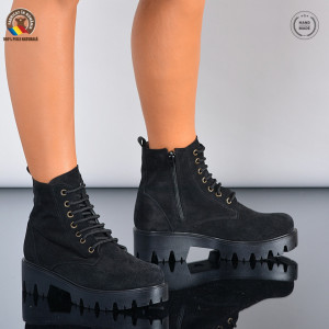 Ghete Dama Piele Naturala Maryn 3 Negre - Need 4 Shoes
