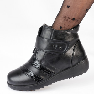 Ghete Dama Imblanite Hilda 6 Negre - Need 4 Shoes