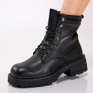 Ghete Dama Imblanite Kadri Negre - Need 4 Shoes