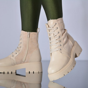 Ghete Dama Imblanite Meriel Bej- Need 4 Shoes