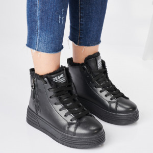 Ghete Dama Imblanite Timmy Negre - Need 4 Shoes