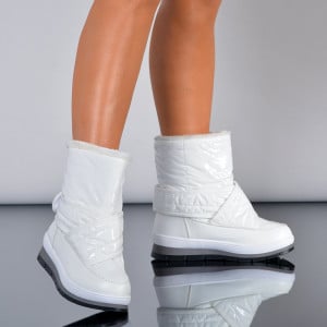 Cizme Dama Imblanite Alev Albe- Need 4 Shoes