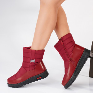 Cizme Dama Imblanite Alfy Rosii- Need 4 Shoes