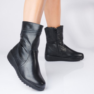 Cizme Dama Imblanite Desdemona  Negre - Need 4 Shoes