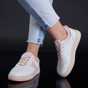 Tenisi Dama Adelin Alb/Roz- Need 4 Shoes