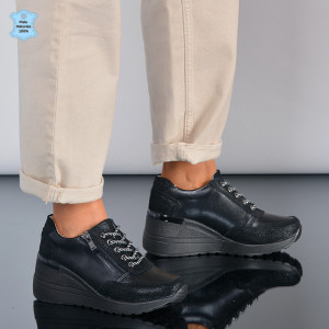 Adidasi Dama Piele Naturala Anaida Negri - Need 4 Shoes