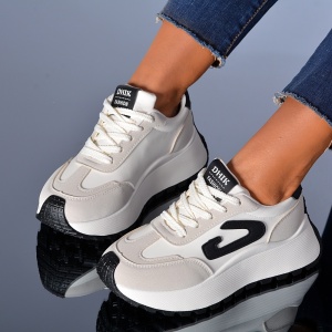 Adidasi Dama Indy Alb/Negru- Need 4 Shoes