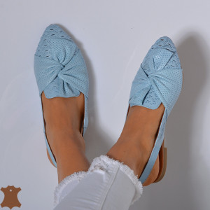 Pantofi Dama Piele Naturala Alma 2 Albastri- Need 4 Shoes