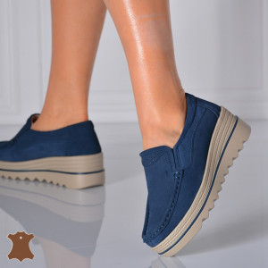 Pantofi Dama Piele Naturala Ibo Navy- Need 4 Shoes
