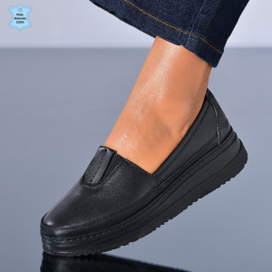 Pantofi Dama Piele Naturala Maira 2 Negri - Need 4 Shoes