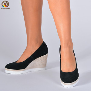 Pantofi Dama Piele Naturala Zelyna 2 Negri
