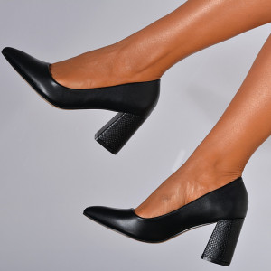 Pantofi Cu Toc Dama Alara 3 Negri - Need 4 Shoes