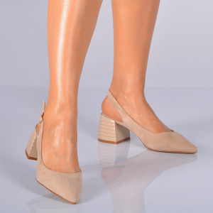  Pantofi Cu Toc Dama Darya Bej- Need 4 Shoes