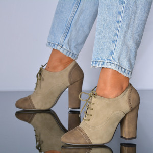 Pantofi Cu Toc Dama Judith Bej- Need 4 Shoes