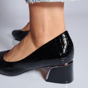 Pantofi Cu Toc Dama Malvina Negri- Need 4 Shoes